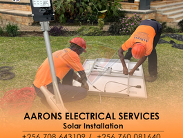 Solar street lights installation in kampala uganda