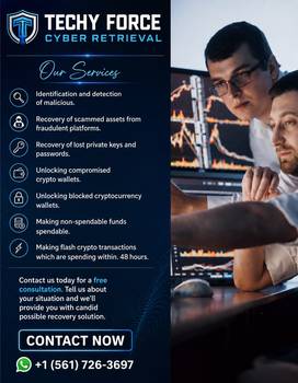 How techy force cyber retrieval helps clients understand their options after losing cryptocurrency to fraud or unauthorized transfers