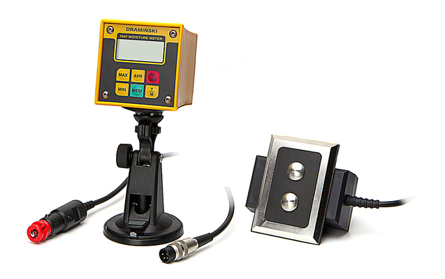 Moisture meter hmm press for hey and straw
