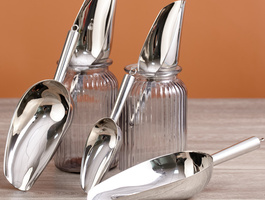 Stainless steel grain scoops %282%29