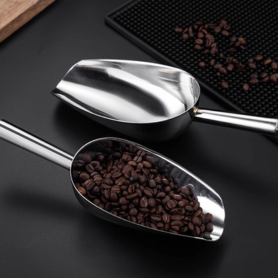 Stainless steel grain scoops %284%29