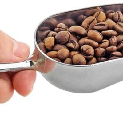 Stainless steel grain scoops %286%29