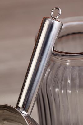 Stainless steel grain scoops %287%29