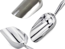 Stainless steel grain scoops %2822%29