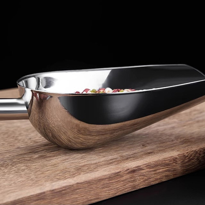 Stainless steel grain scoops %2818%29