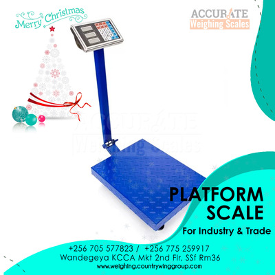 Platform weighing scale 12
